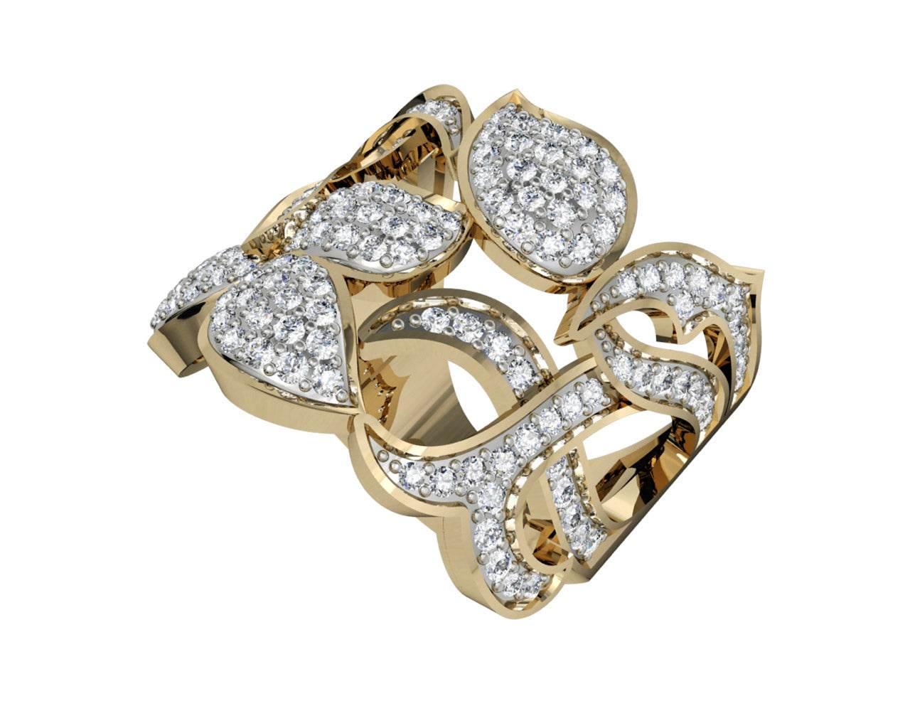 Yaana Diamond Cocktail Ring - Jewelslane