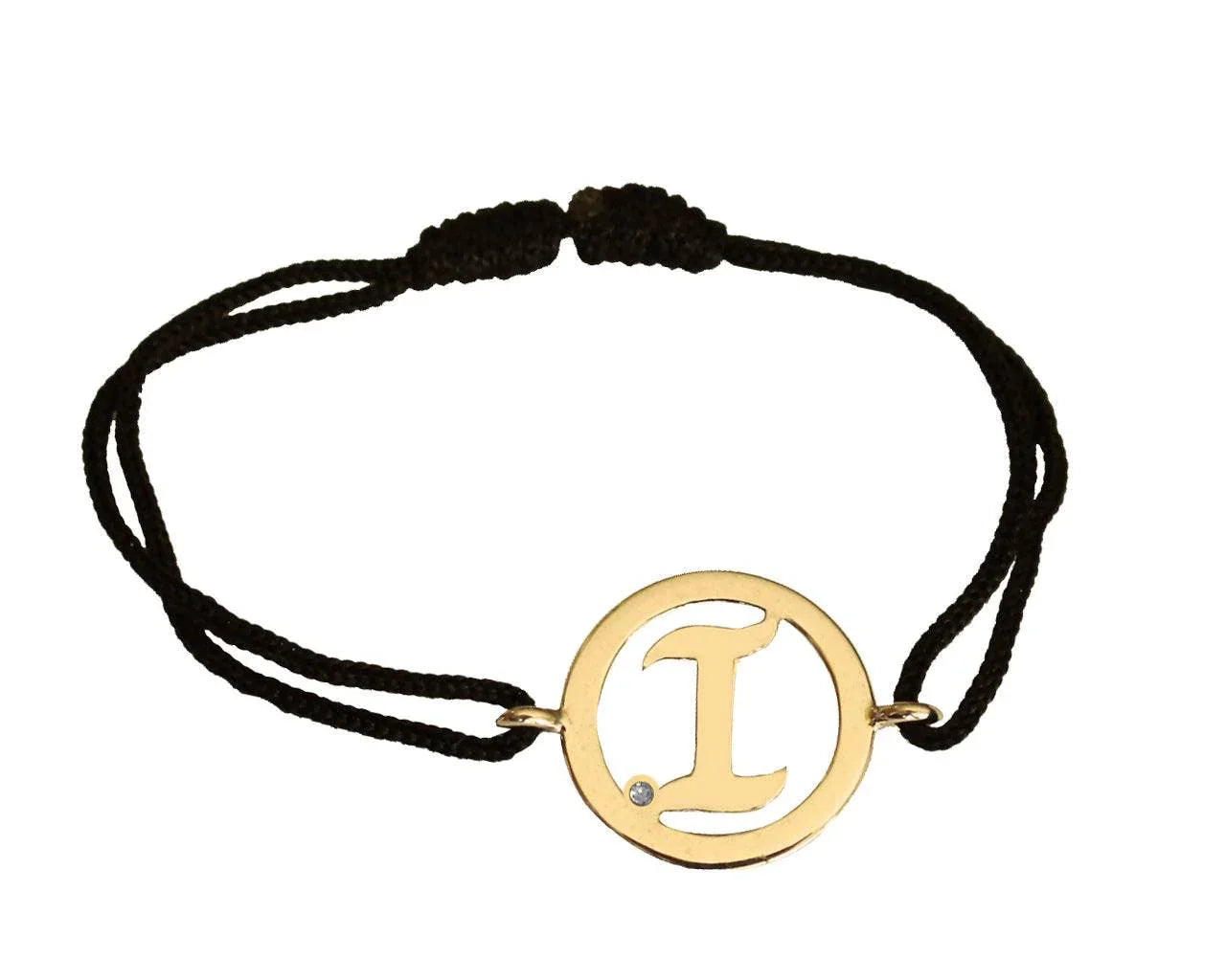 Alphabet I Gold Bracelet - Jewelslane
