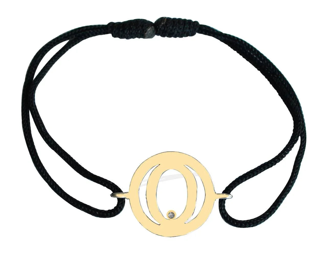 Alphabet O Gold Bracelet - Jewelslane