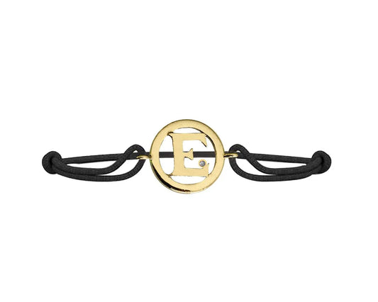 Alphabet E Gold Bracelet - Jewelslane