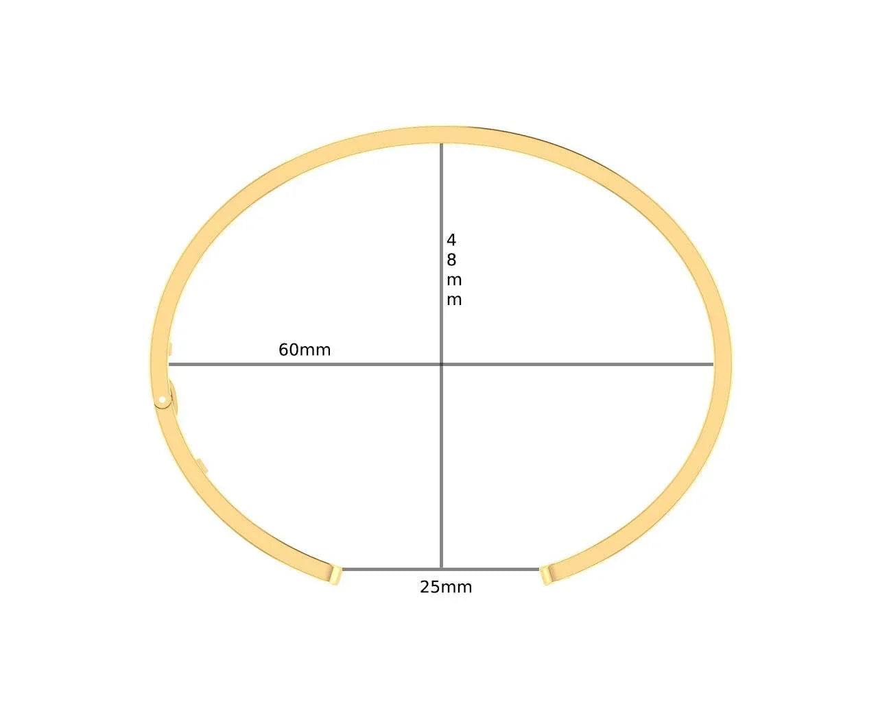 Ambika Diamond Cuff Bracelet - Jewelslane