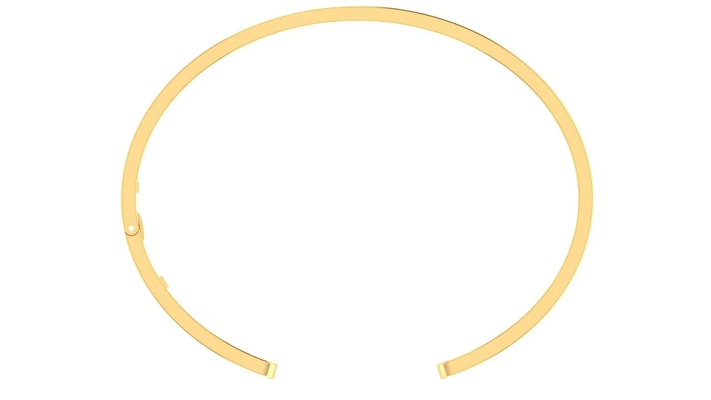 Ambika Diamond Cuff Bracelet - Jewelslane