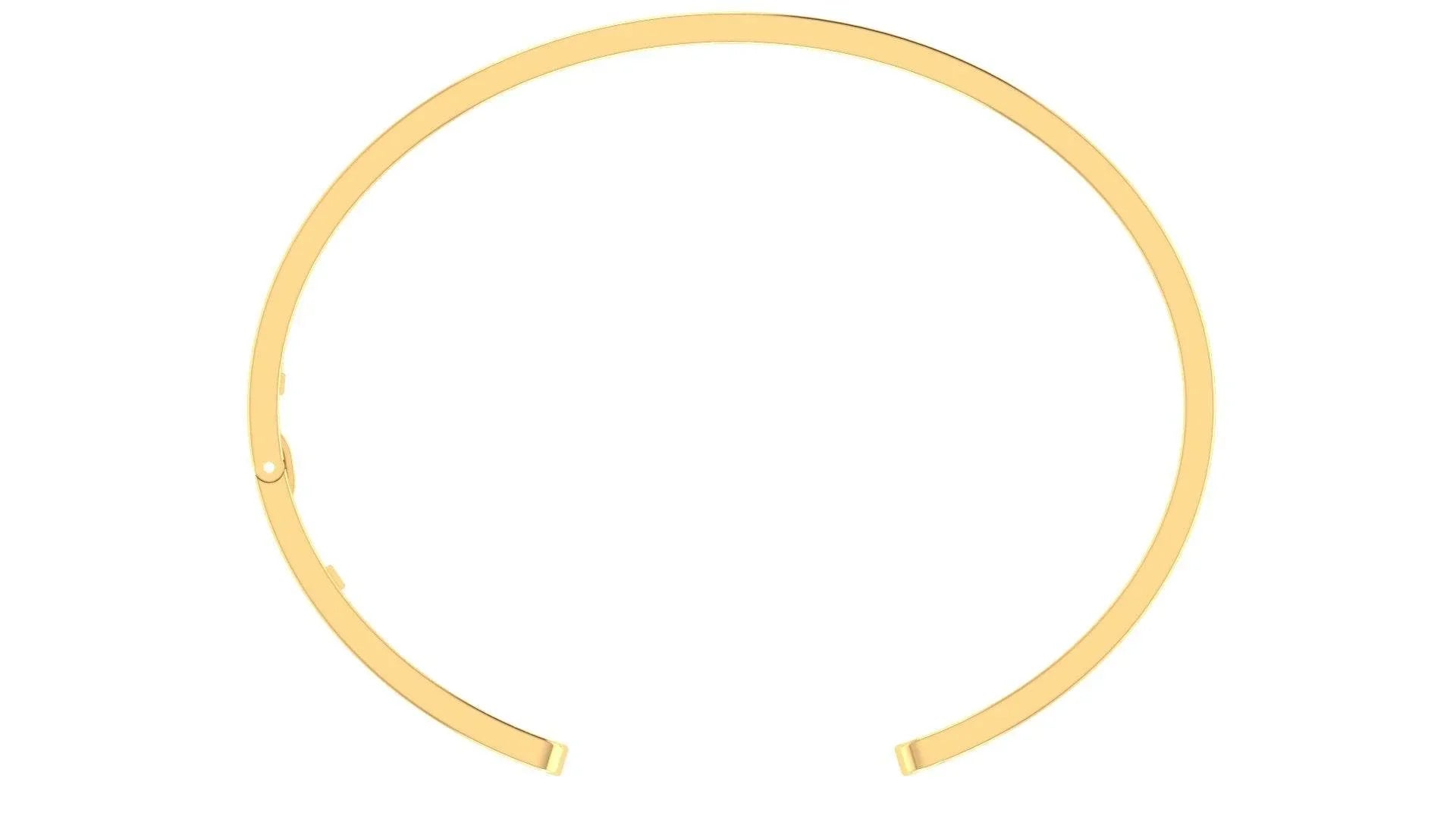 Ambika Diamond Cuff Bracelet - Jewelslane