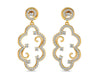 Anan Diamond Gold Danglers - Jewelslane
