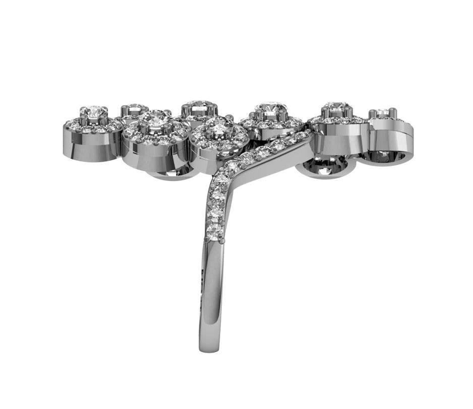 Angelic Diamond Cocktail Ring - Jewelslane