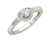 Angi Diamond Solitaire Engagement Ring - Jewelslane