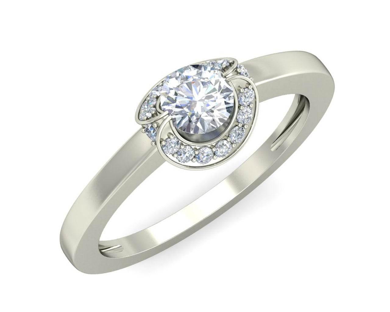 Angi Diamond Solitaire Engagement Ring - Jewelslane