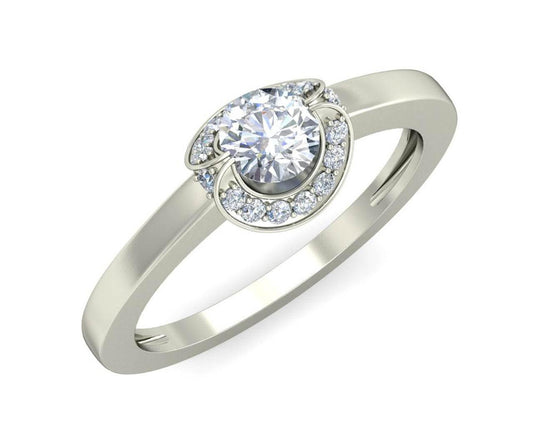 Angi Diamond Solitaire Engagement Ring - Jewelslane
