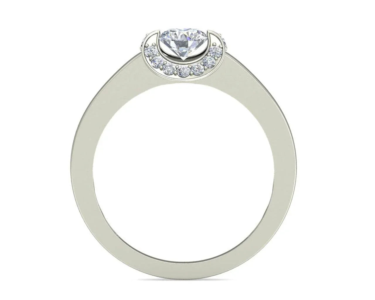 Angi Diamond Solitaire Engagement Ring - Jewelslane