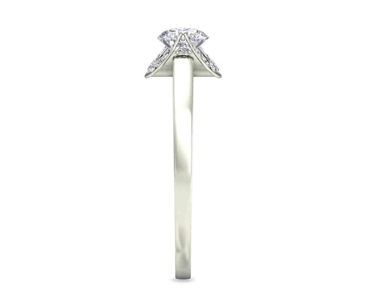 Angi Diamond Solitaire Engagement Ring - Jewelslane