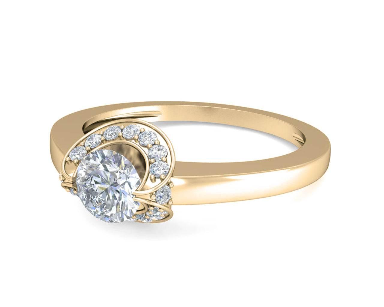 Angi Diamond Solitaire Engagement Ring - Jewelslane