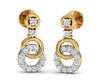 Anishi Diamond Dangle Earrings - Jewelslane