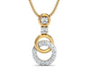 Anishi Diamond Dangle Pendant - Jewelslane