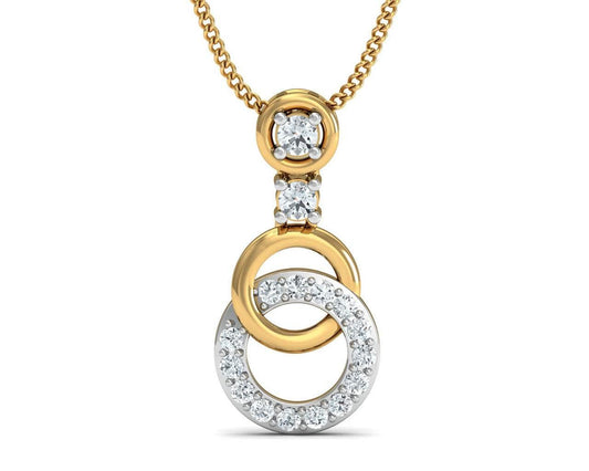 Anishi Diamond Dangle Pendant - Jewelslane