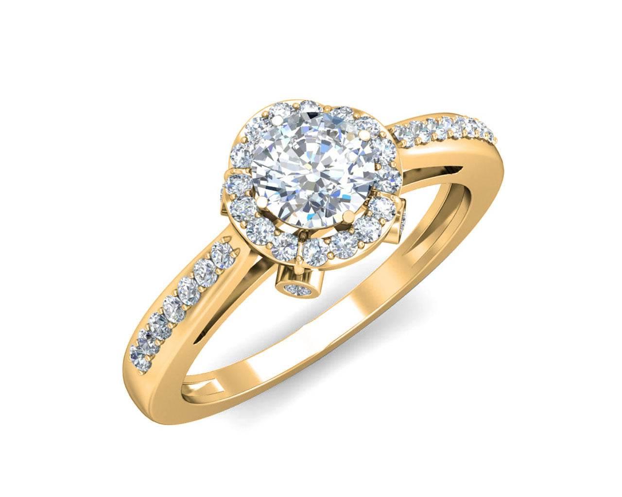 Anmi Diamond Solitaire Ring - Jewelslane