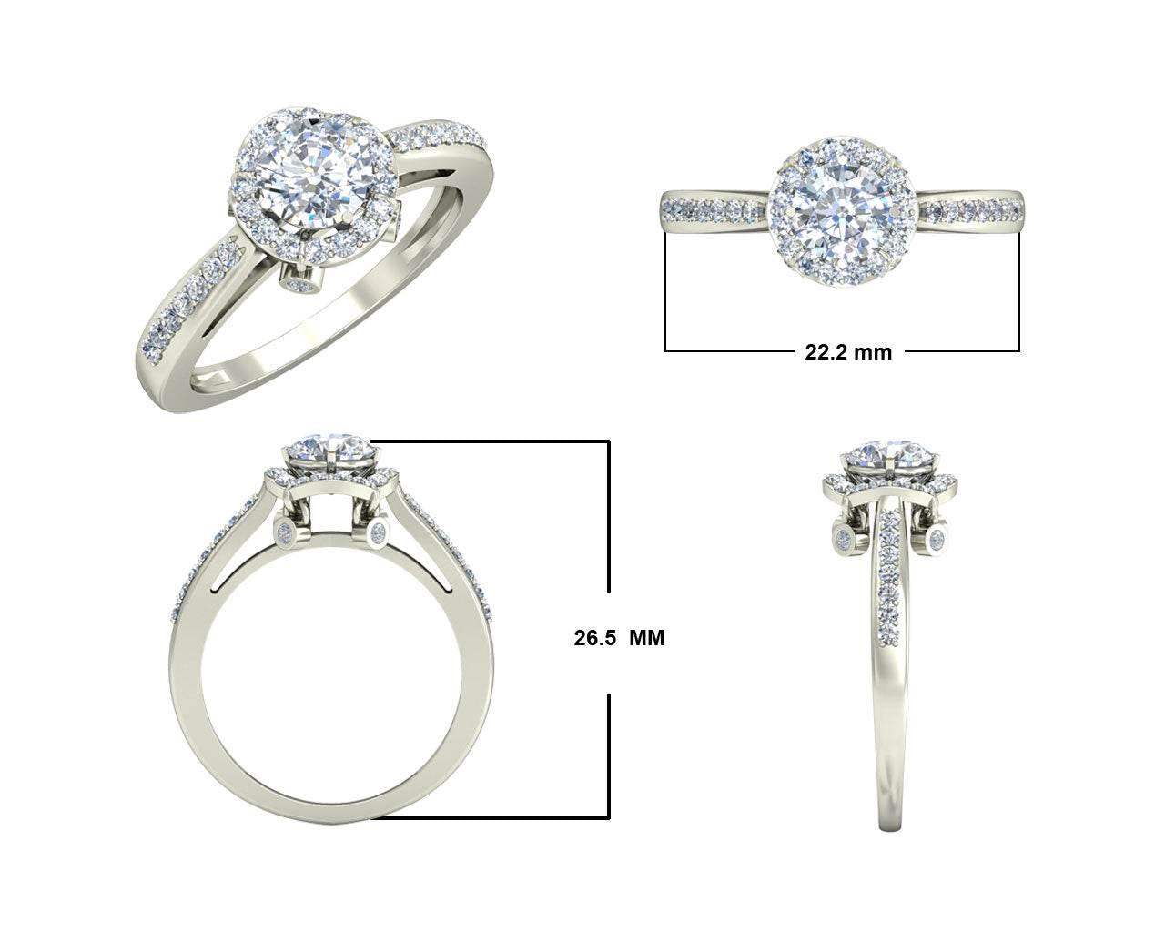 Anmi Diamond Solitaire Ring - Jewelslane