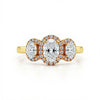 Anya Oval shape Lab Diamond Ring - Jewelslane