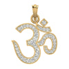 Impressive Diamond Om Pendant - Jewelslane