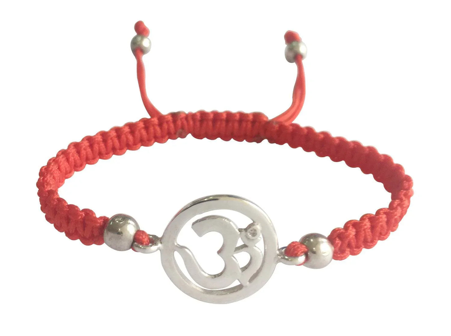 Auspicious Aum Charm Silver Bracelet for Girls - Jewelslane