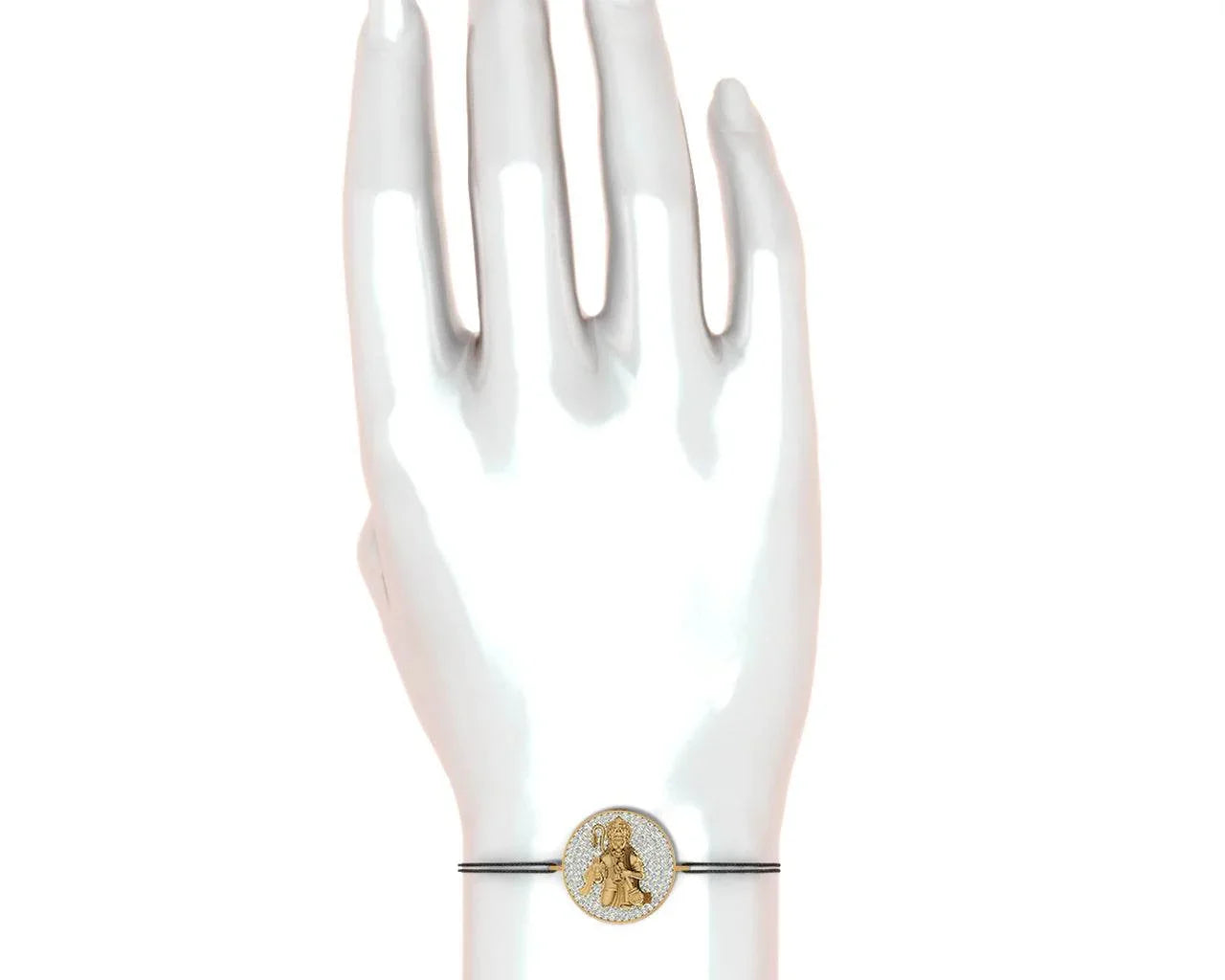 Auspicious Hanuman Diamond Bracelet - Jewelslane