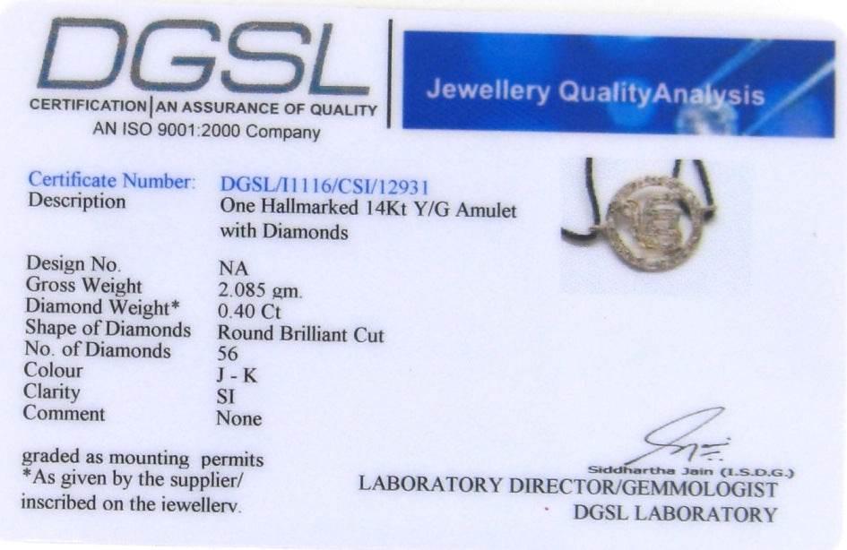 Ik Onkaar Bracelet in Gold with Diamonds - Jewelslane