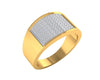 Barry Gents Diamond Ring in Gold - Jewelslane