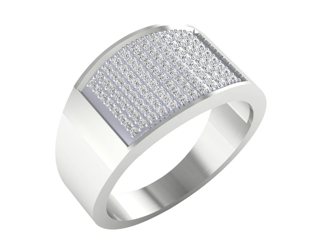 Barry Gents Diamond Ring in Gold - Jewelslane