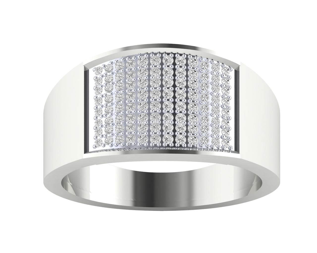 Barry Gents Diamond Ring in Gold - Jewelslane
