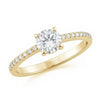 Becca Round Brilliant Lab Diamond Engagement Ring - Jewelslane
