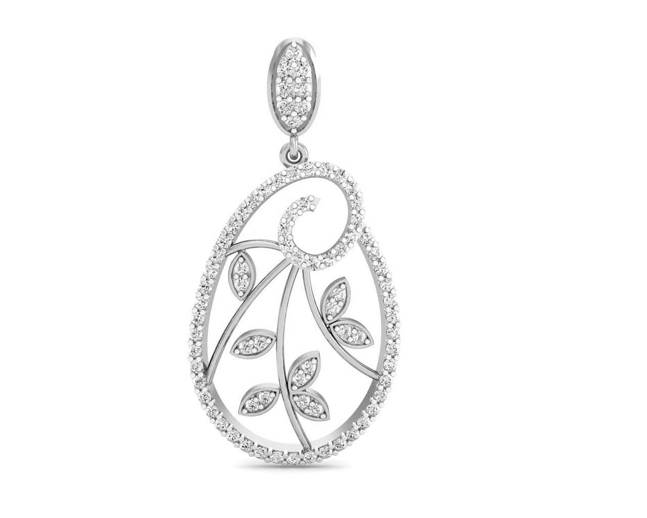 Bela Diamond Dangle Drop Earrings - Jewelslane