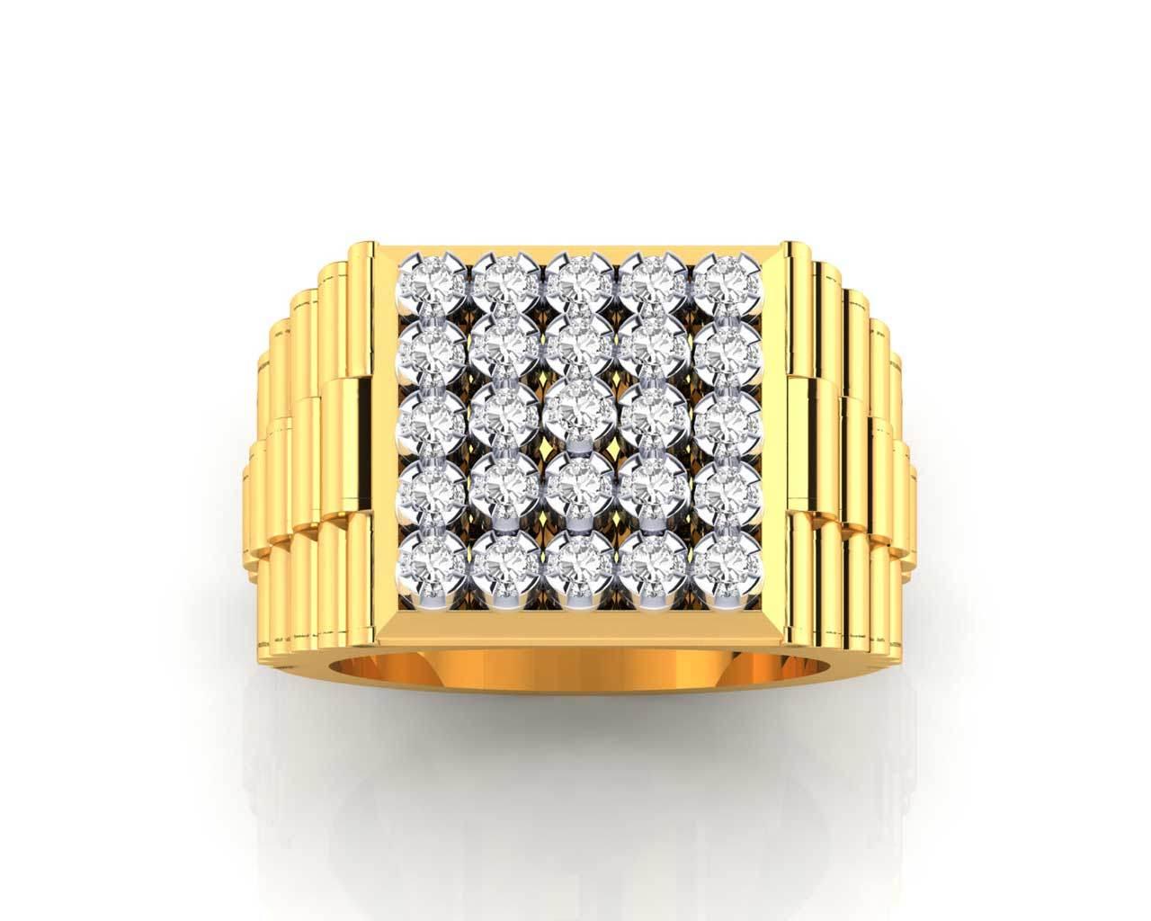 Ben diamond ring in 18k Gold - Jewelslane