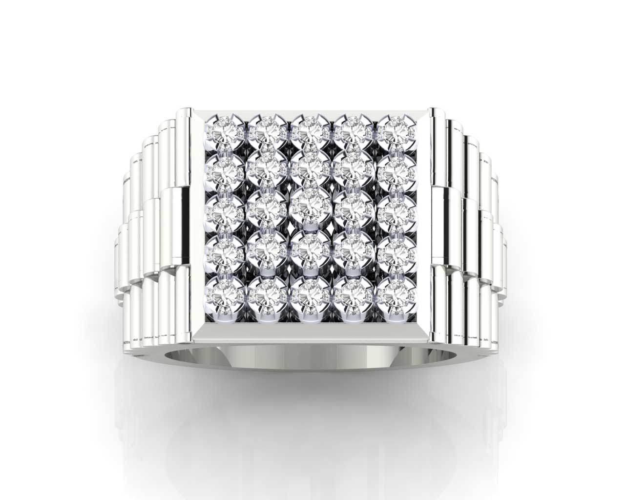 Ben diamond ring in 18k Gold - Jewelslane