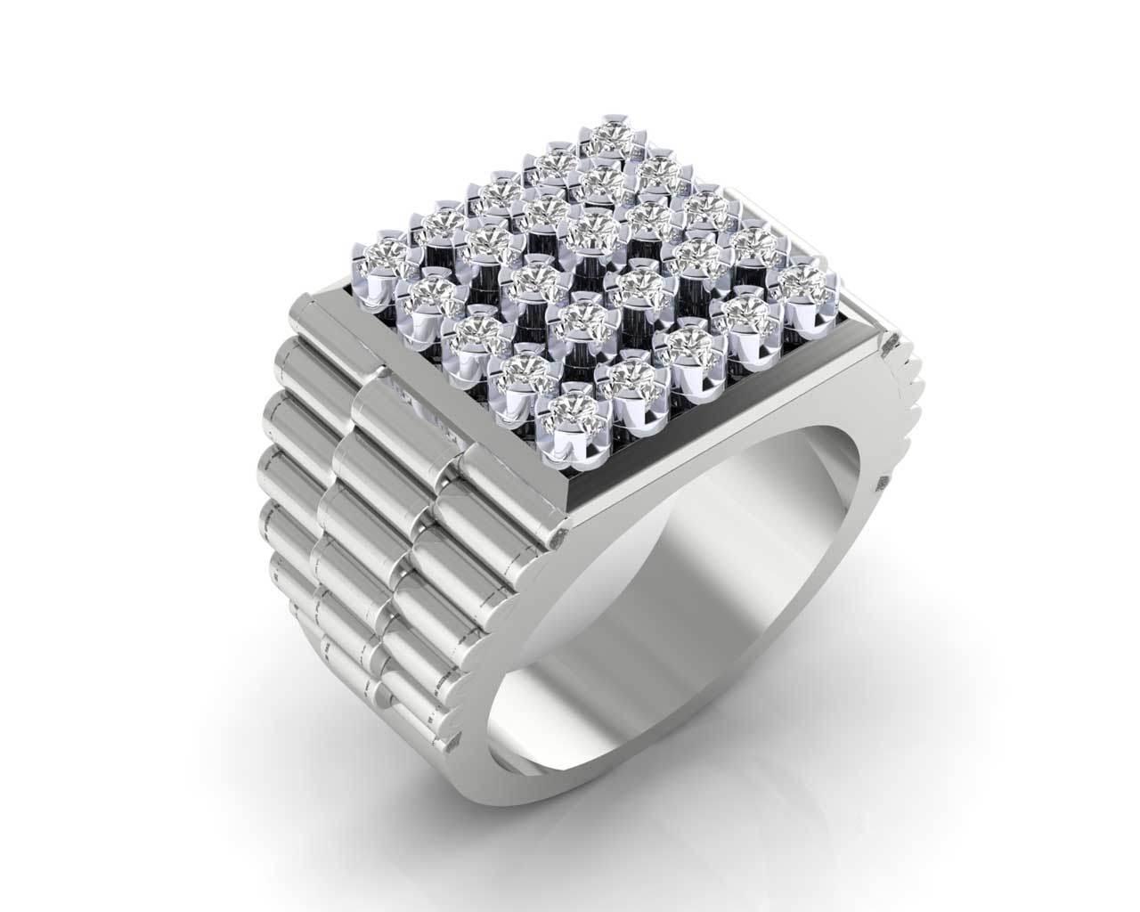 Ben diamond ring in 18k Gold - Jewelslane