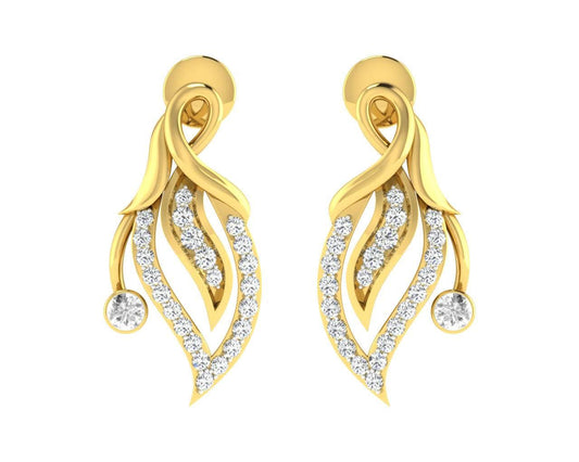 Berti Diamond Earrings - Jewelslane