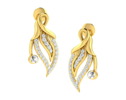 Berti Diamond Earrings - Jewelslane