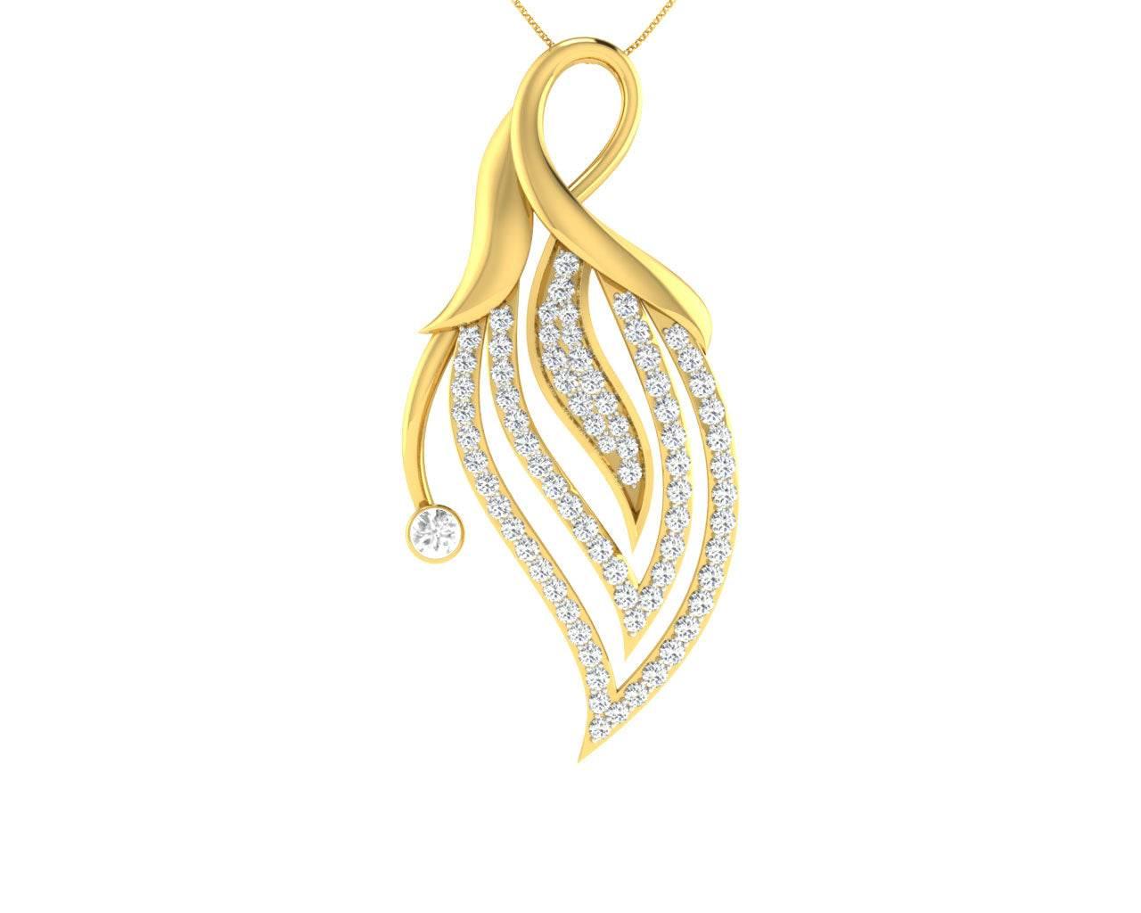 Berti Diamond Pendant - Jewelslane