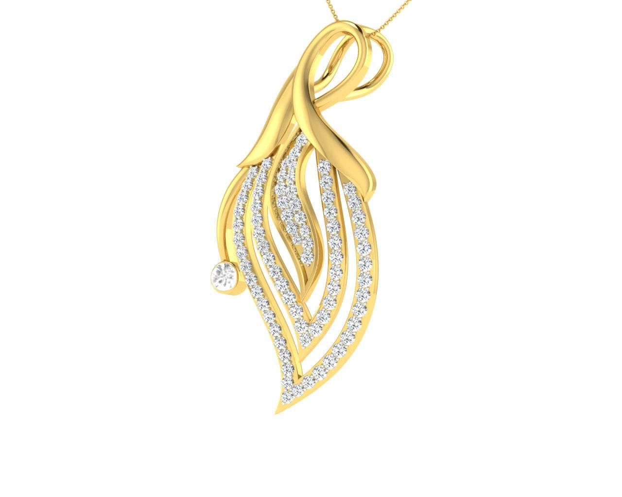 Berti Diamond Pendant - Jewelslane
