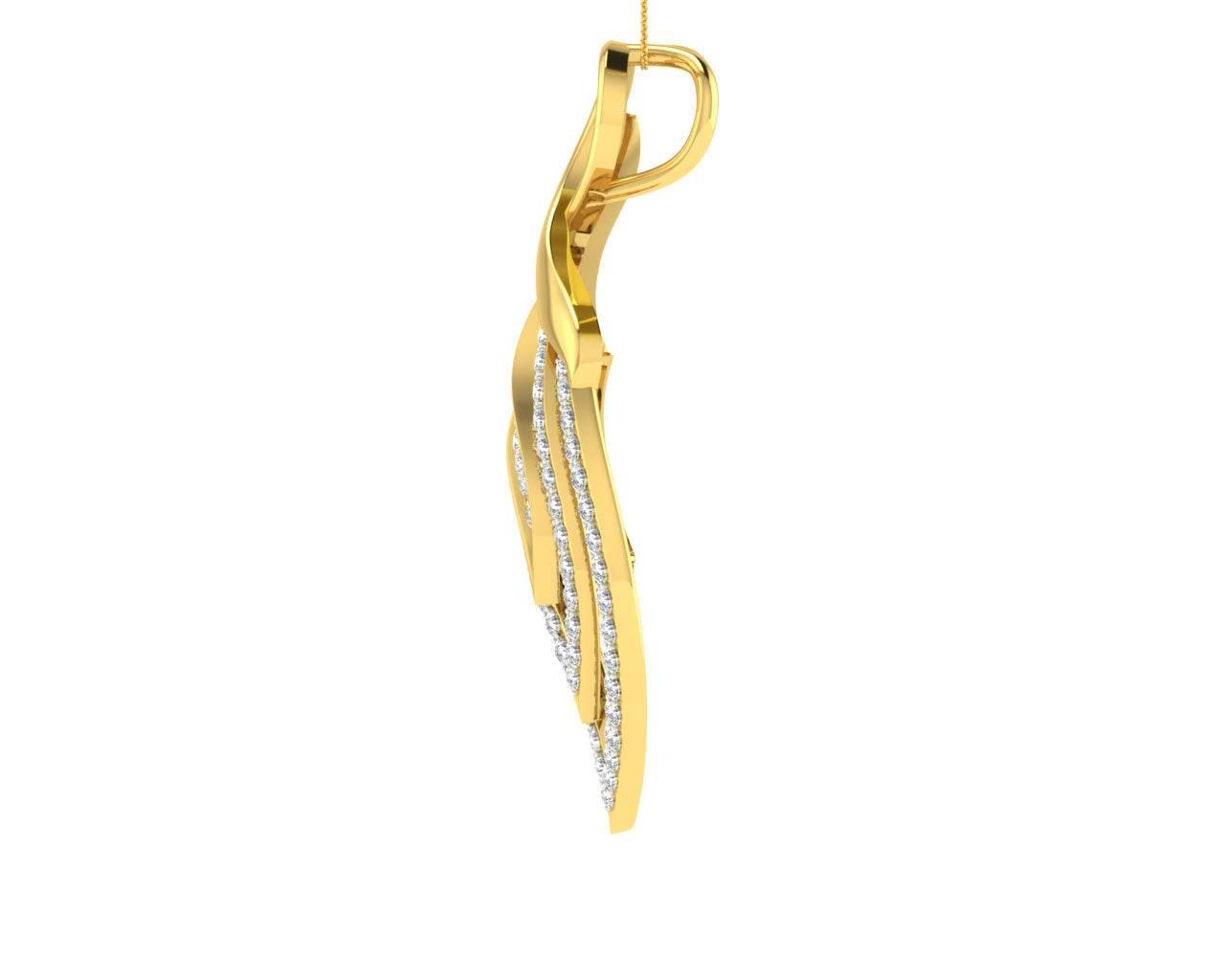 Berti Diamond Pendant - Jewelslane