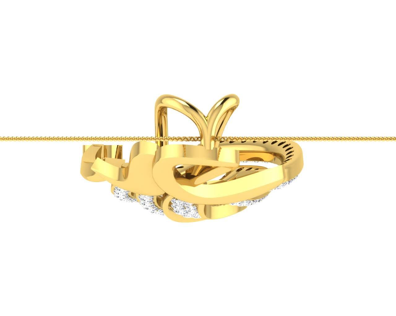 Berti Diamond Pendant - Jewelslane