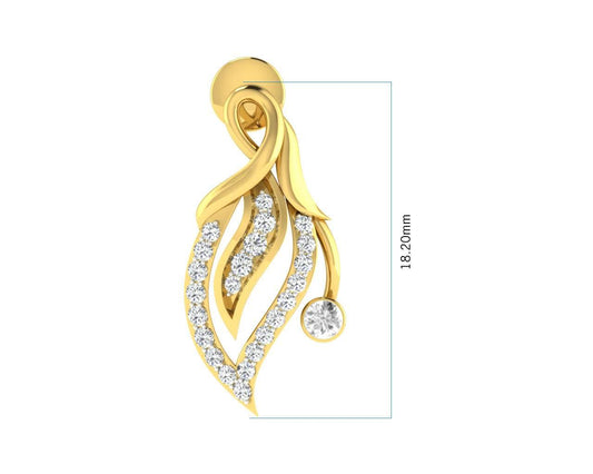 Berti Diamond Earrings & Pendant set - Jewelslane