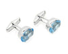 Blue Topaz Cufflinks - Jewelslane