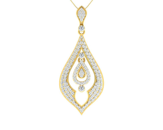 Nomi Diamond Pendant in Gold - Jewelslane