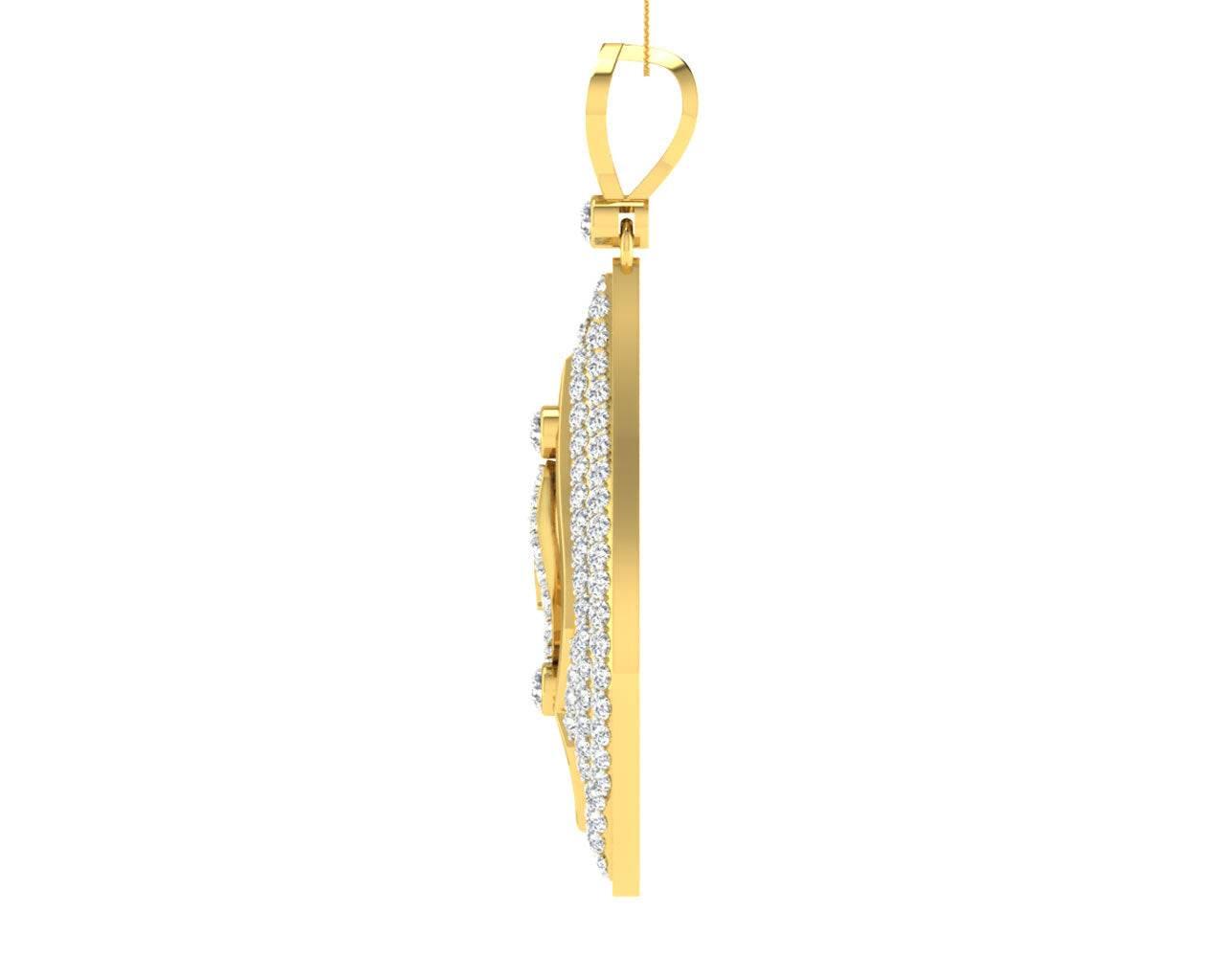 Nomi Diamond Pendant in Gold - Jewelslane