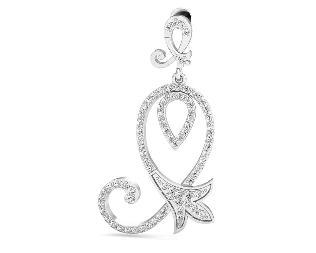 Cady Brilliant Diamond Earrings in Gold - Jewelslane