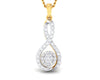 Cai Diamond Daily wear pendant in Gold - Jewelslane