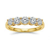 Calla Classic Diamond Band with 5 Round Diamonds - Jewelslane