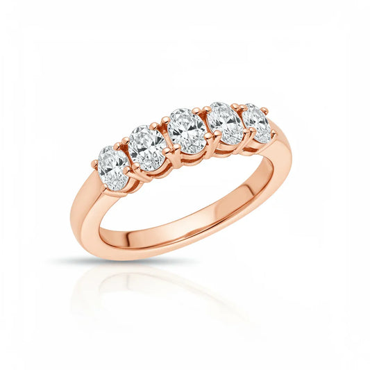 Carin Oval shape Lab diamond Band - Jewelslane