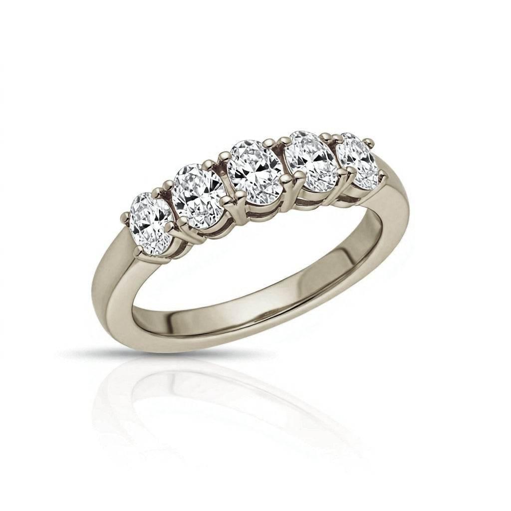 Carin Oval shape Lab diamond Band - Jewelslane