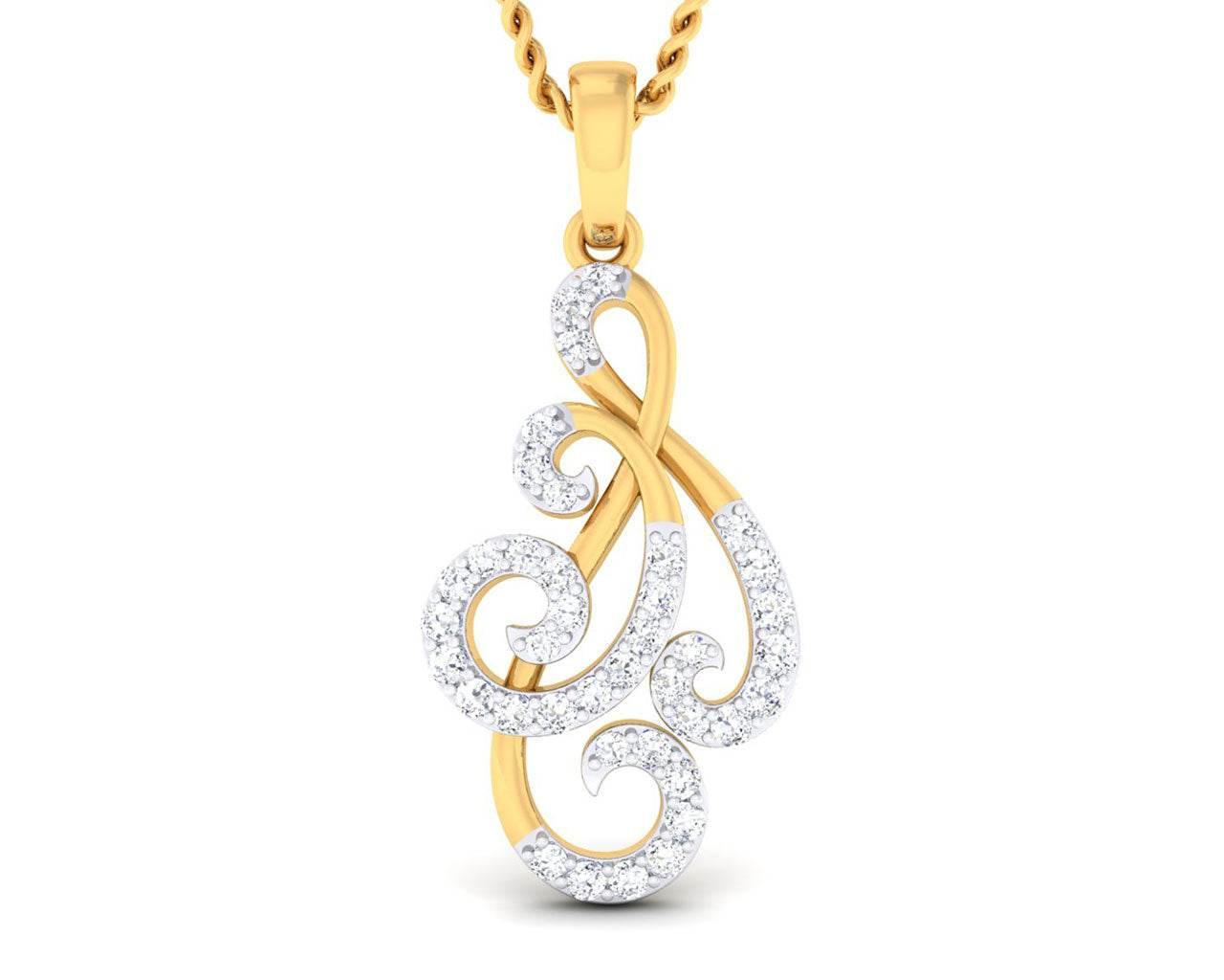 Carlyn Diamond Pendant - Jewelslane