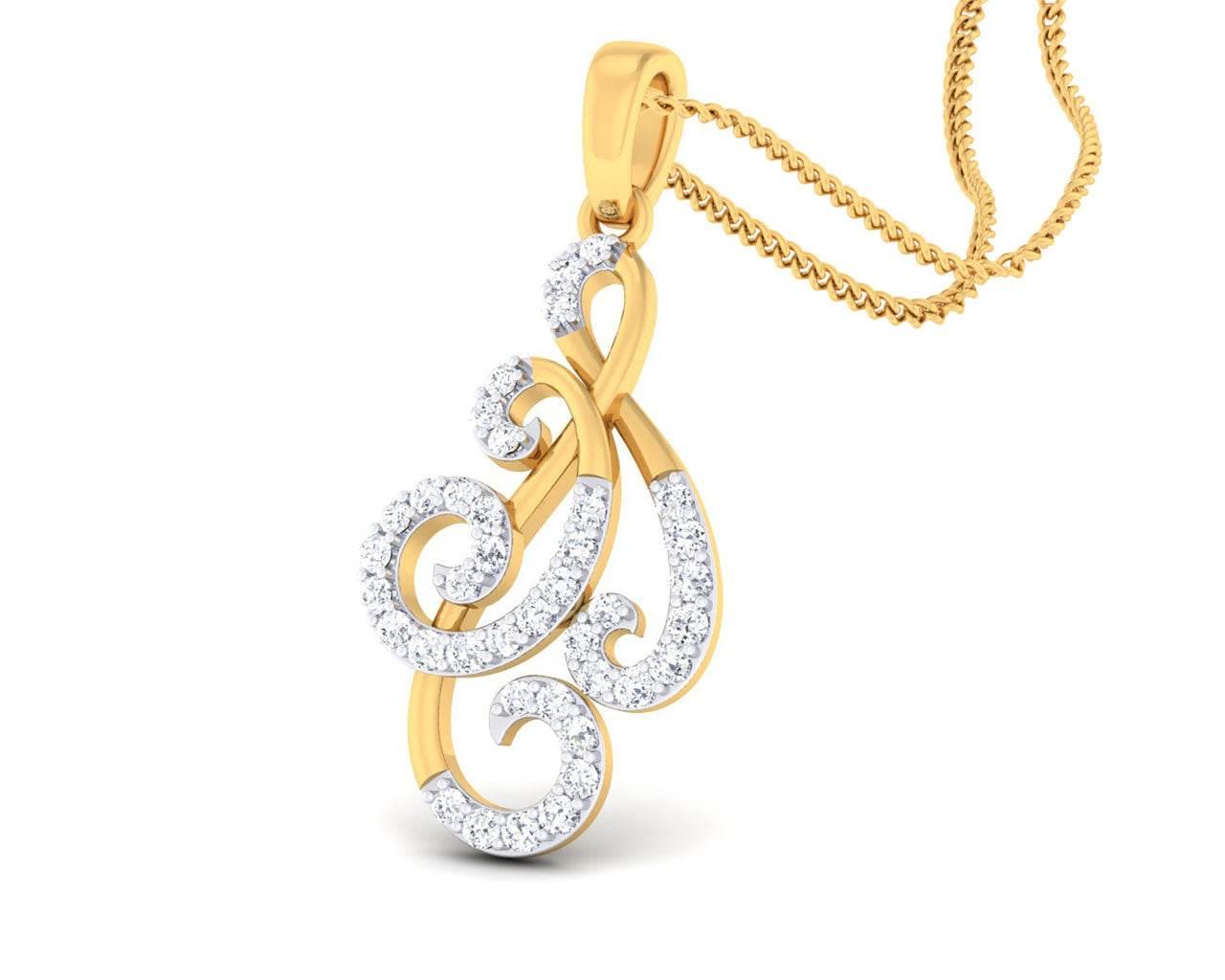 Carlyn Diamond Pendant - Jewelslane